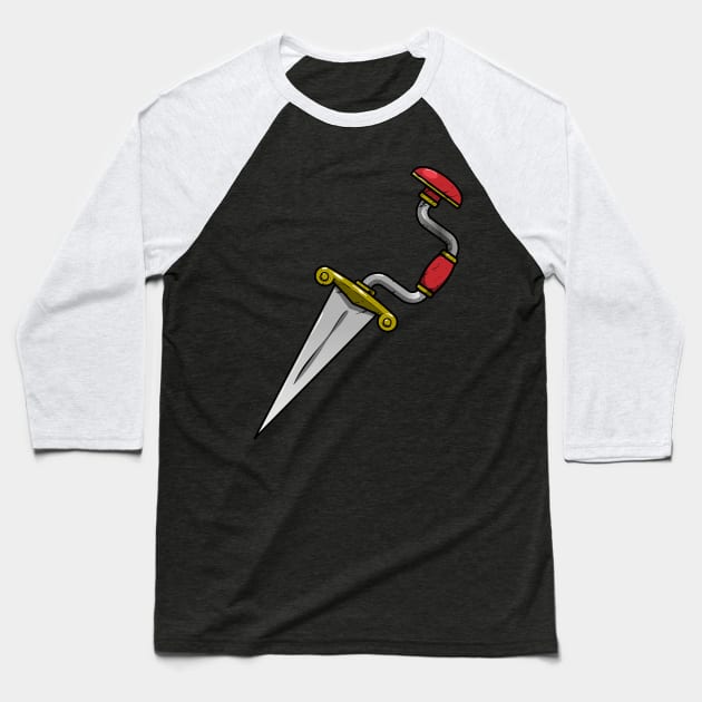 Dagger of Backstabbing +5 Betrayal Baseball T-Shirt by jacisjake